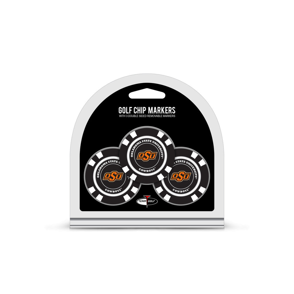 Oklahoma State Cowboys Golf Chip with Marker 3 Pack - Special Order