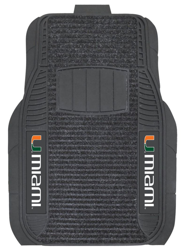 Miami Hurricanes Car Mats Deluxe Set