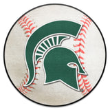Michigan State Spartans Baseball Rug - 27in. Diameter