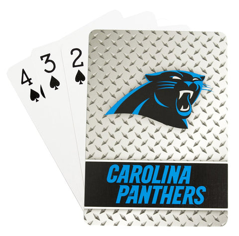 Carolina Panthers Playing Cards Diamond Plate - Special Order