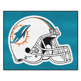 Miami Dolphins All-Star Rug - 34 in. x 42.5 in., Helmet Logo