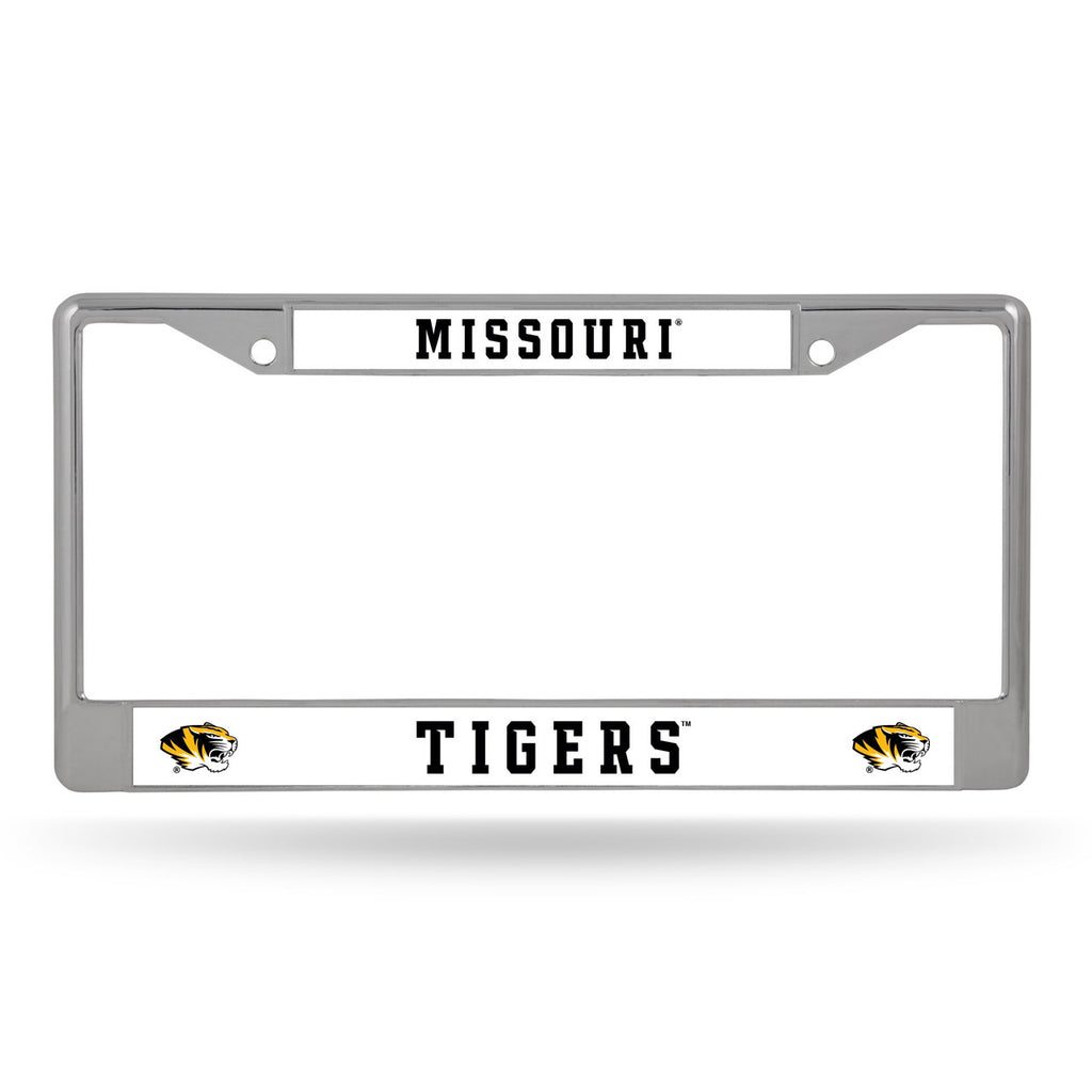 Missouri Tigers License Plate Frame Chrome - Special Order