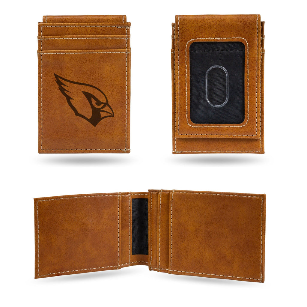 Arizona Cardinals Wallet Front Pocket Laser Engraved