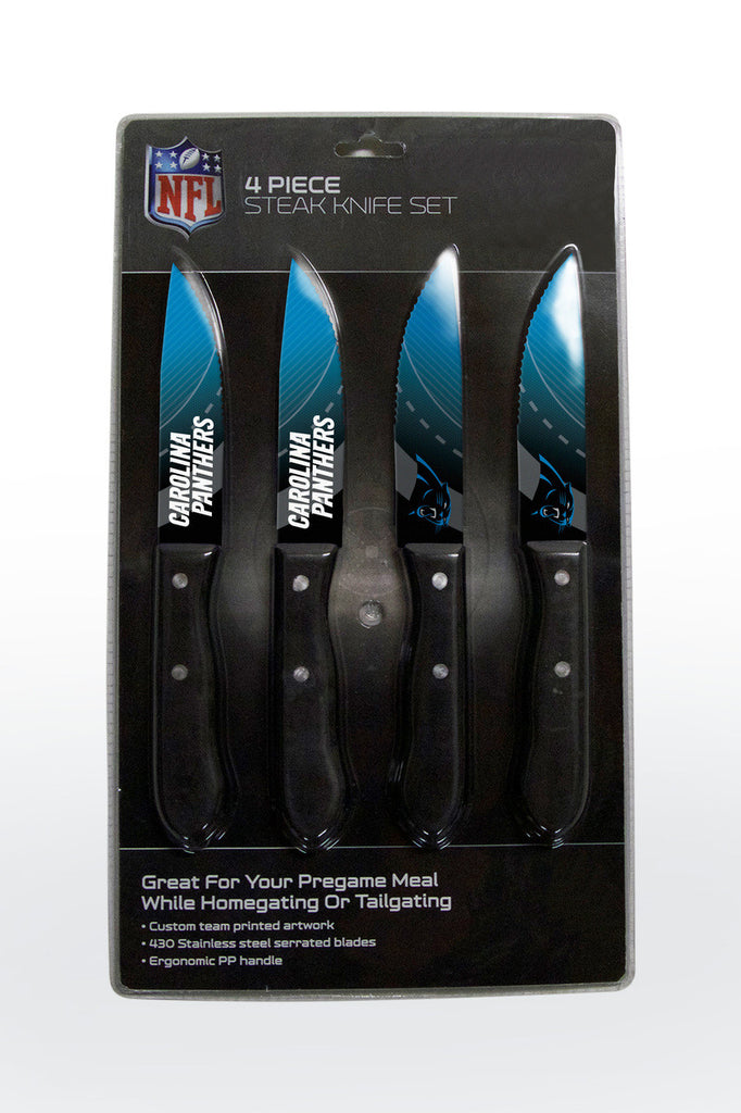 Carolina Panthers Knife Set Steak 4 Pack