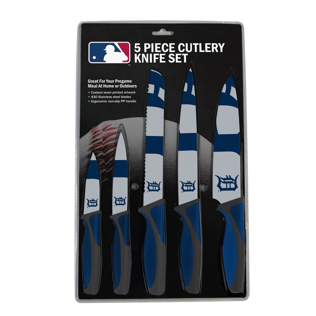 Detroit Tigers Knife Set - Kitchen - 5 Pack - Special Order