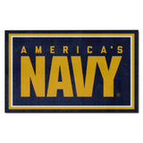 U.S. Navy 4ft. x 6ft. Plush Area Rug