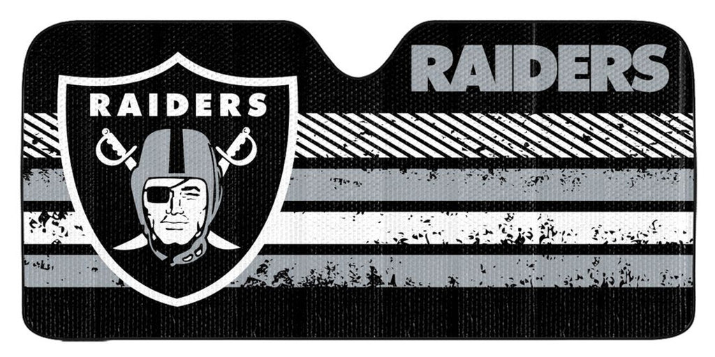 Las Vegas Raiders Auto Sun Shade - 59"x27"