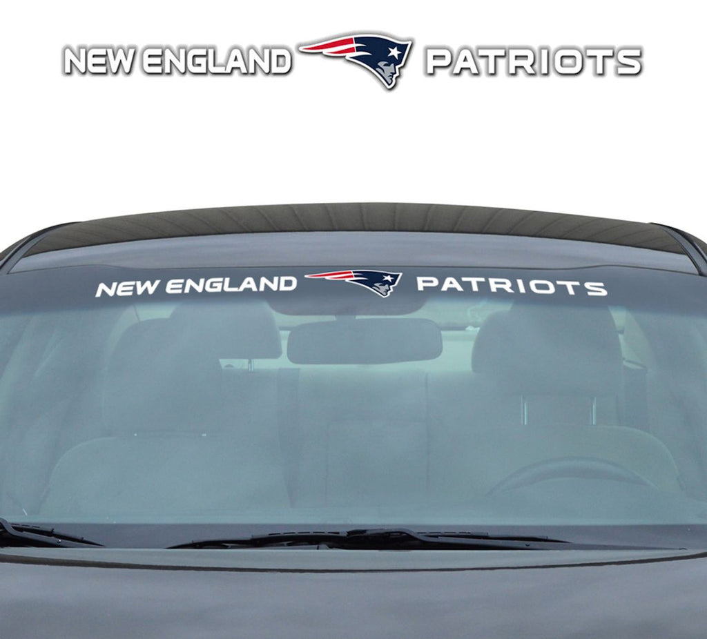 New England Patriots Decal 35x4 Windshield Style