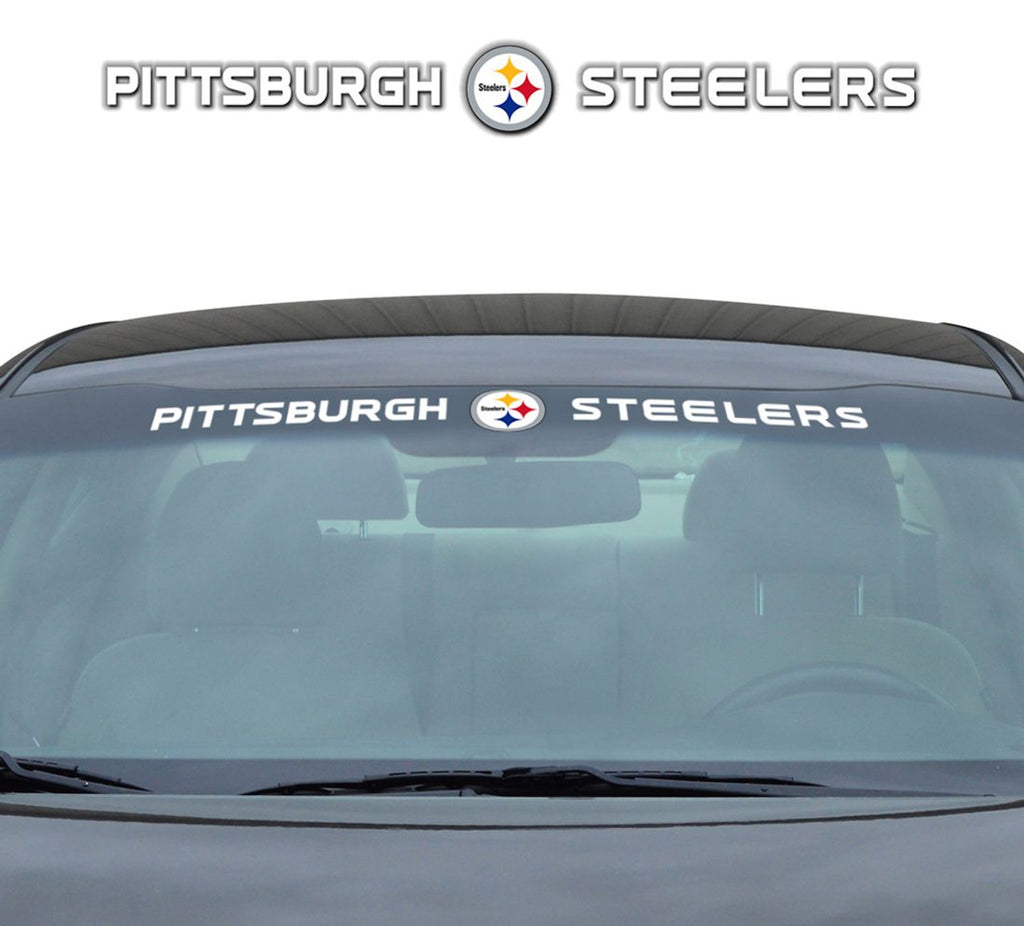 Pittsburgh Steelers Decal 35x4 Windshield Style