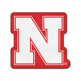 Nebraska Cornhuskers Mascot Rug - "Herbie Husker" Logo, Red