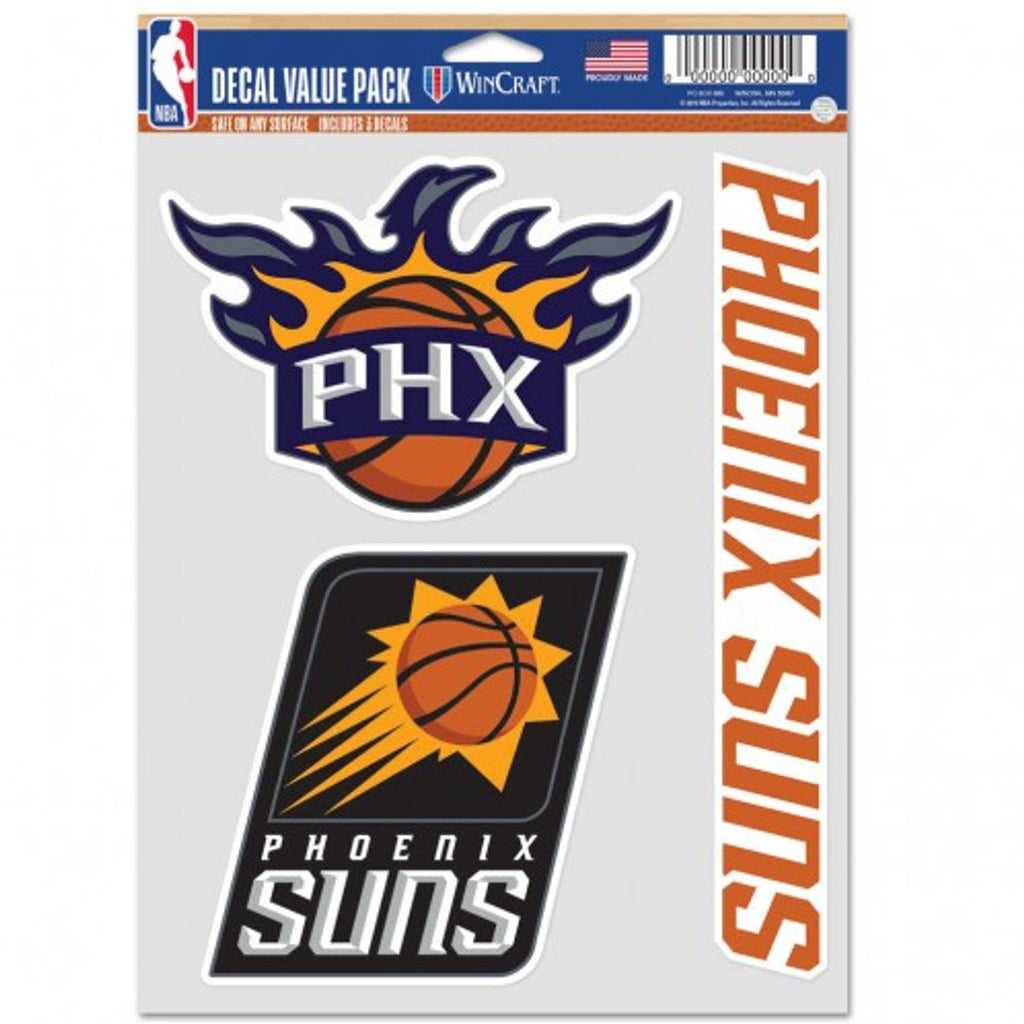 Phoenix Suns?ÿ Decal Multi Use Fan 3 Pack