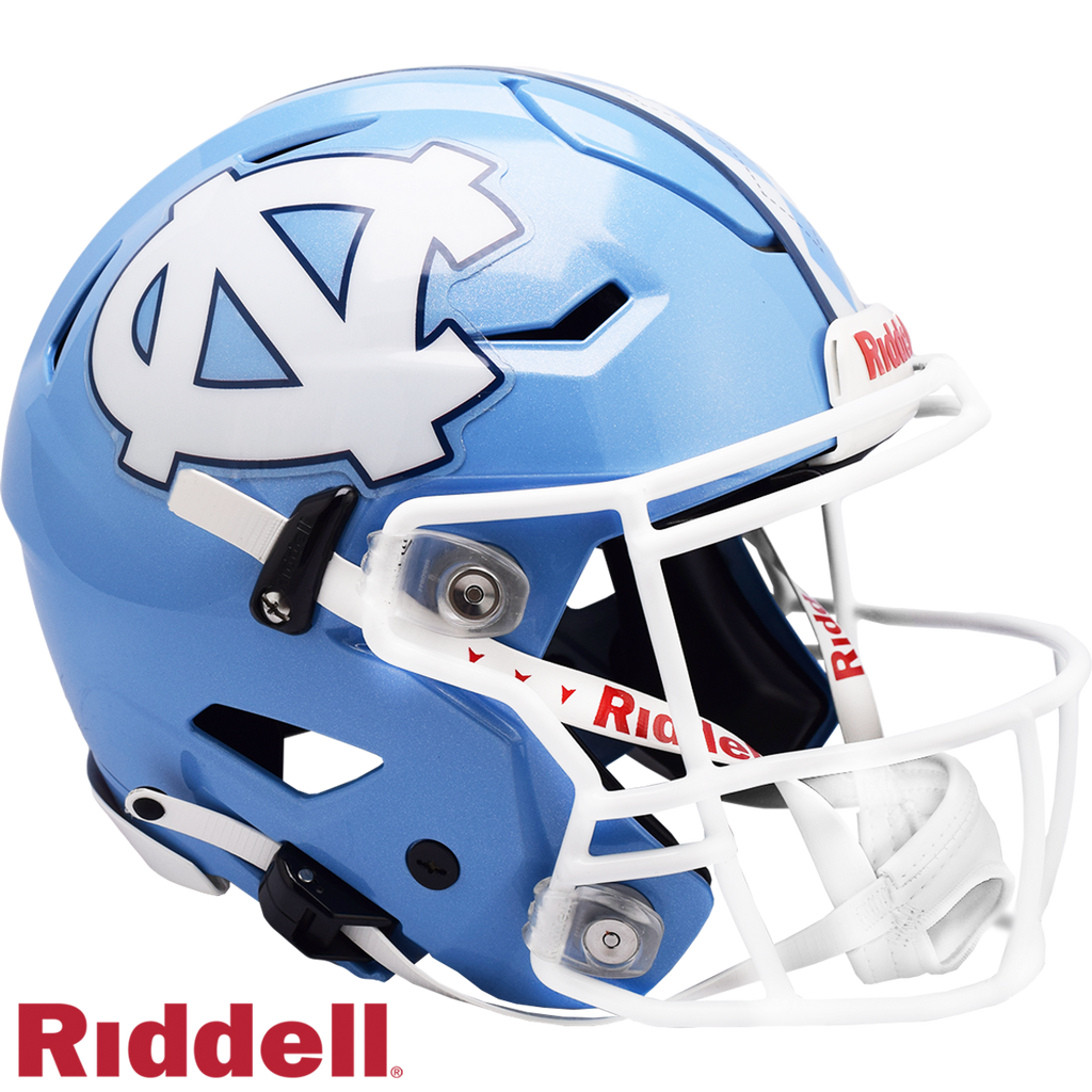 North Carolina Tar Heels Helmet Riddell Authentic Full Size SpeedFlex Style Argyle Stripe - Special Order