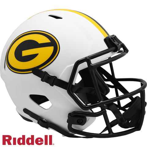 Green Bay Packers Helmet Riddell Replica Full Size Speed Style Lunar Eclipse Alternate