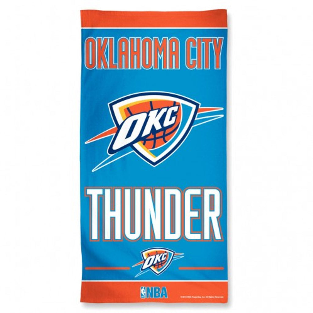 Oklahoma City Thunder Towel 30x60 Beach Style - Special Order