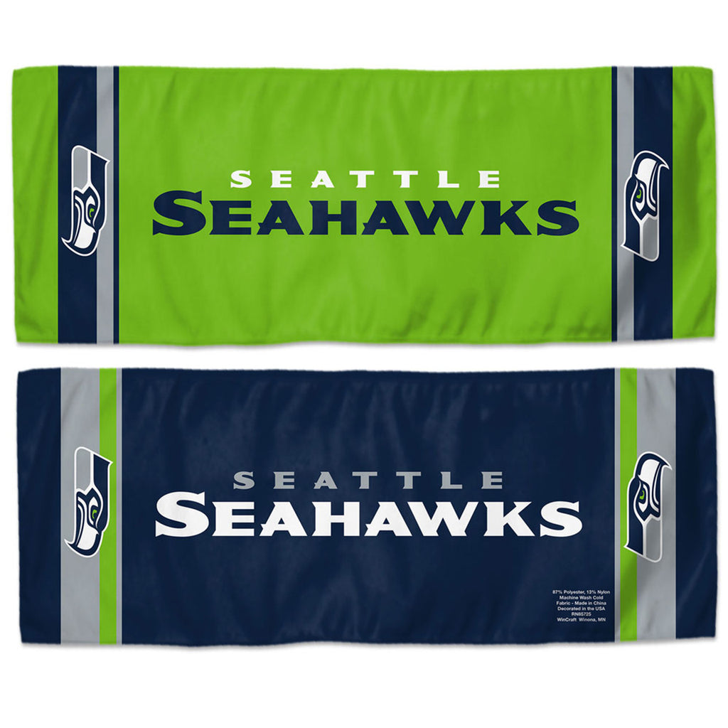 Seattle Seahawks Cooling Towel 12x30 - Special Order