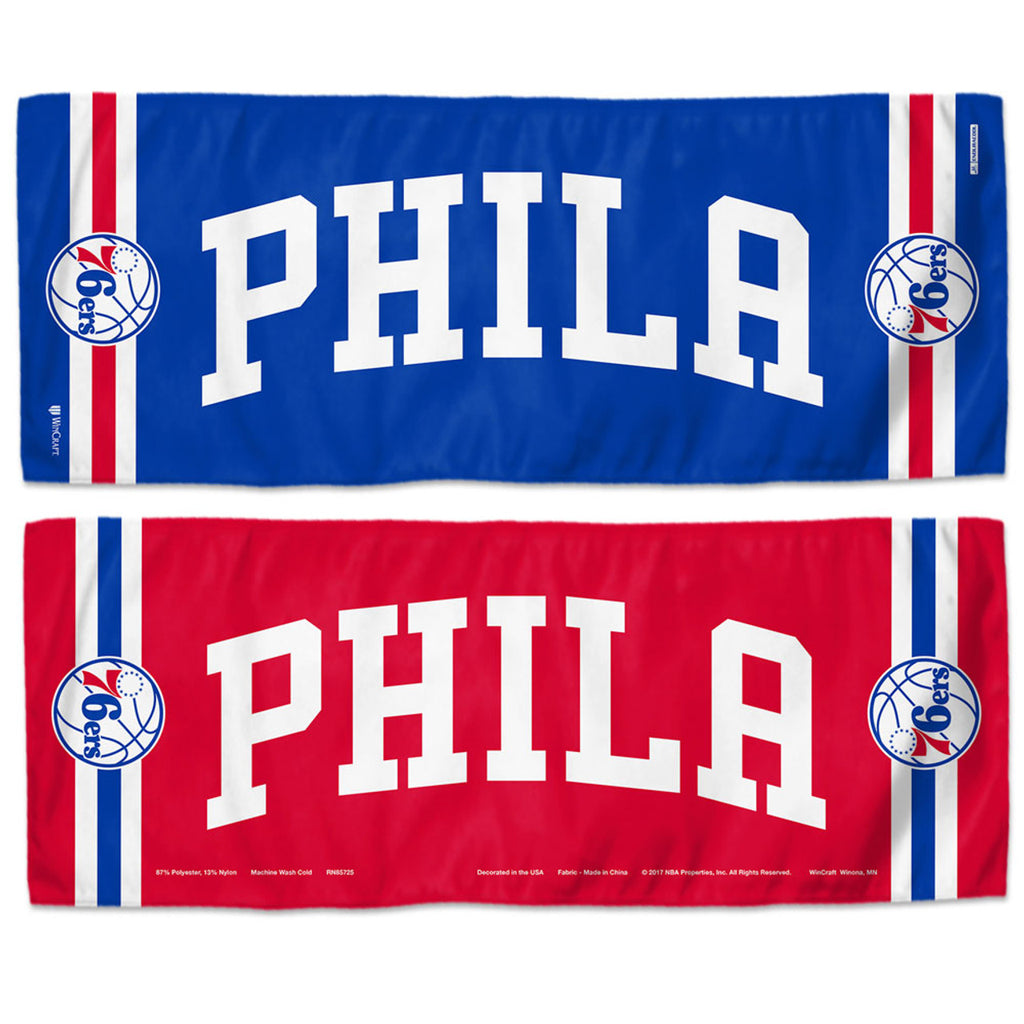 Philadelphia 76ers Cooling Towel 12x30 - Special Order