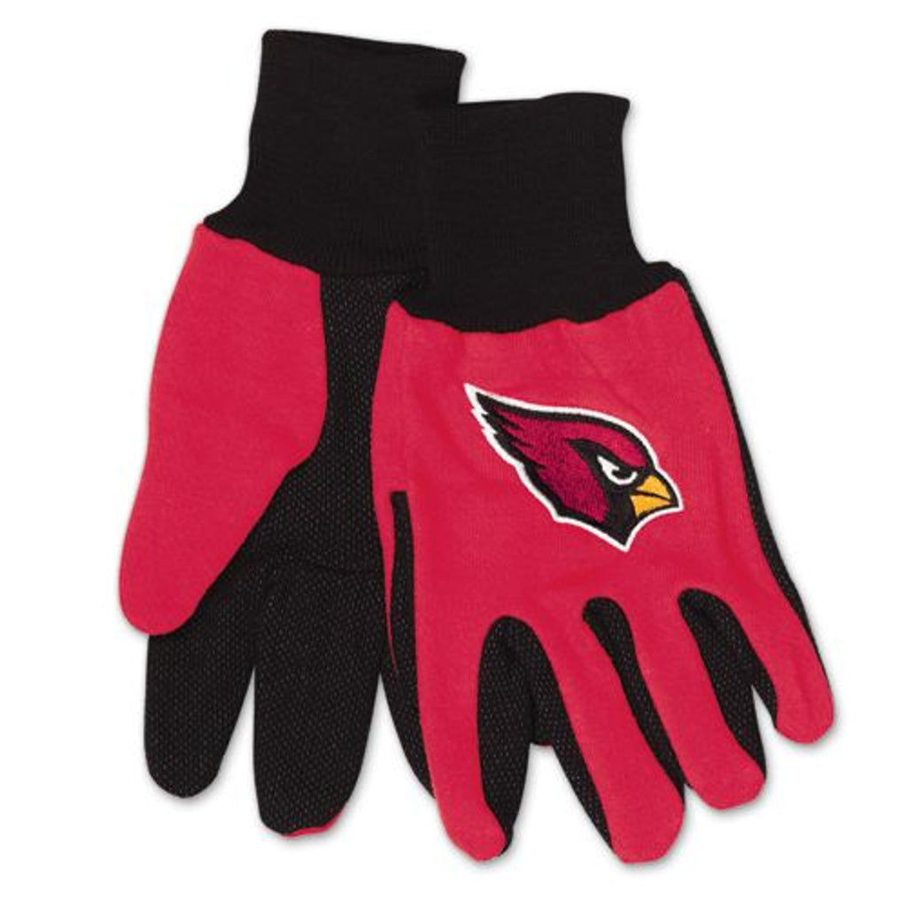 Arizona Cardinals Gloves Two Tone Style Adult Size