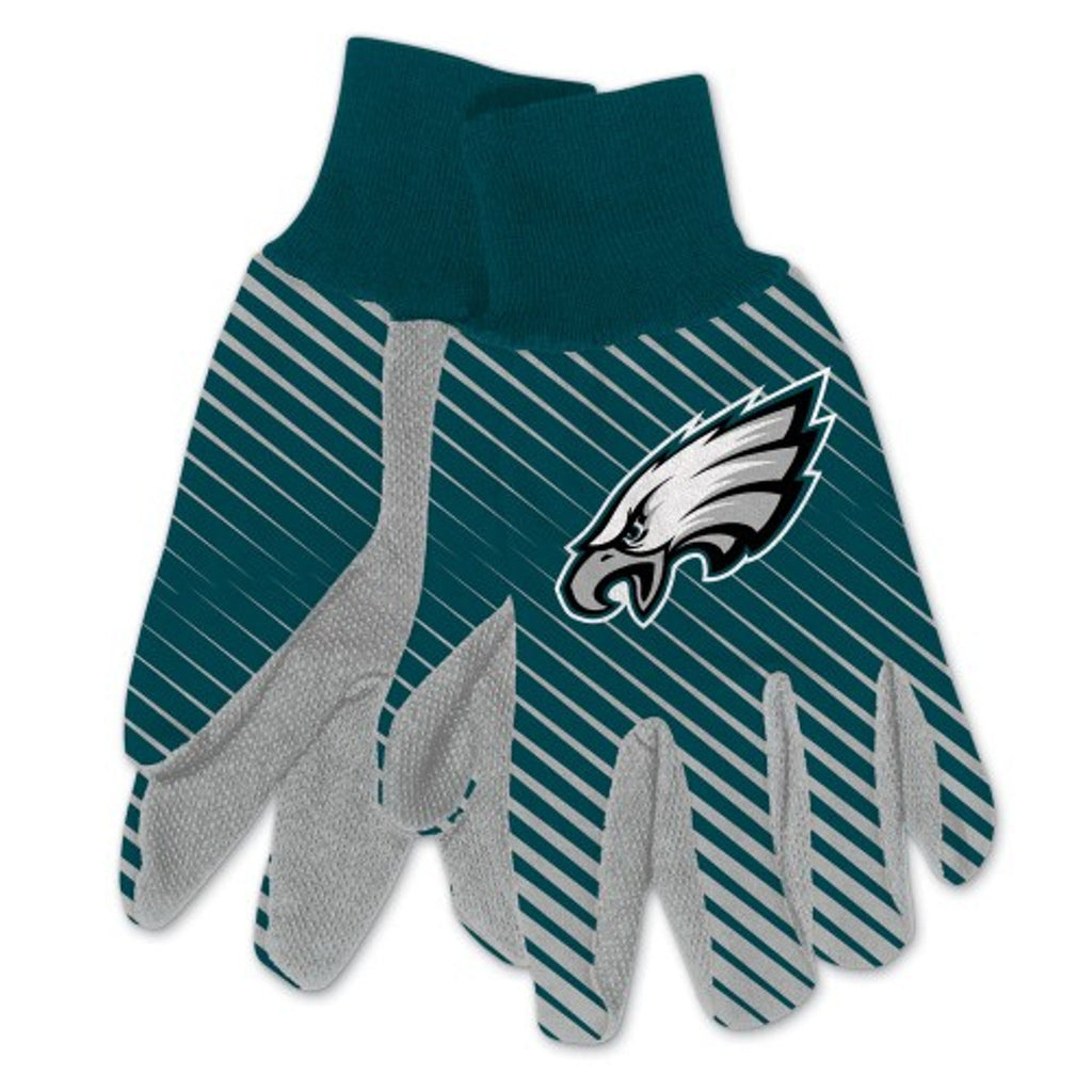 Philadelphia Eagles Gloves Two Tone Style Adult Size