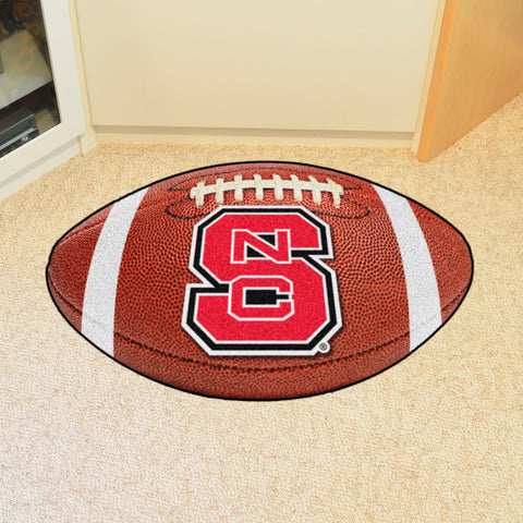 NC State Wolfpack Football Rug - 20.5in. x 32.5in., NSC Logo