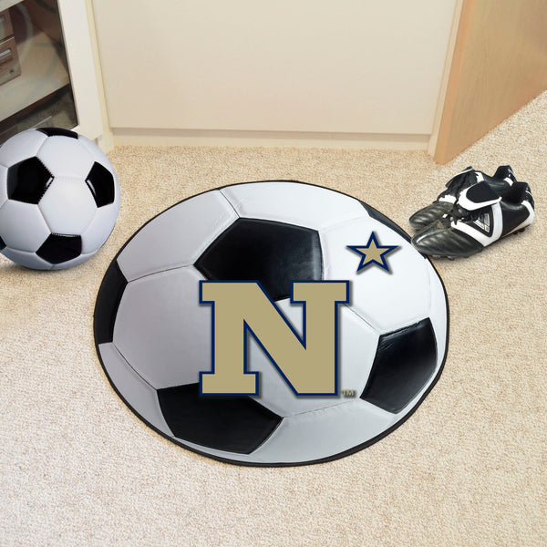 Naval Academy Soccer Ball Rug 27in. Diameter Reality Check Xtreme