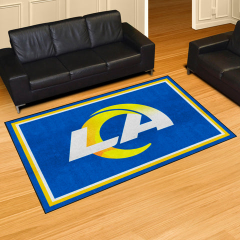 Los Angeles Rams 5ft. x 8 ft. Plush Area Rug