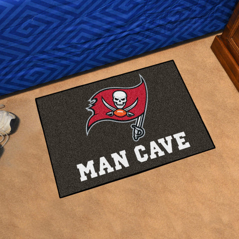 Tampa Bay Buccaneers Man Cave Starter Mat Accent Rug - 19in. x 30in.