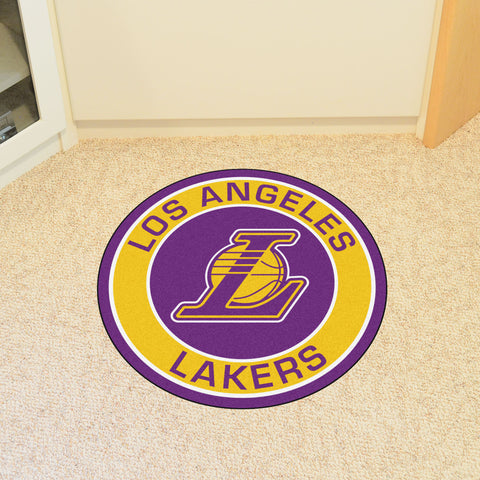 Los Angeles Lakers Roundel Rug - 27in. Diameter