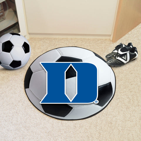 Duke Blue Devils Soccer Ball Rug - 27in. Diameter, D Logo