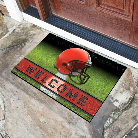 Cleveland Browns Rubber Door Mat - 18in. x 30in.