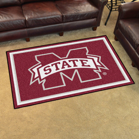 Mississippi State Bulldogs 5ft. x 8 ft. Plush Area Rug