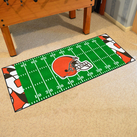 Cleveland Browns Football Field Runner Mat - 30in. x 72in. XFIT Design