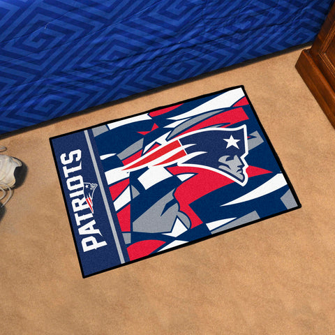 New England Patriots Starter Mat XFIT Design - 19in x 30in Accent Rug