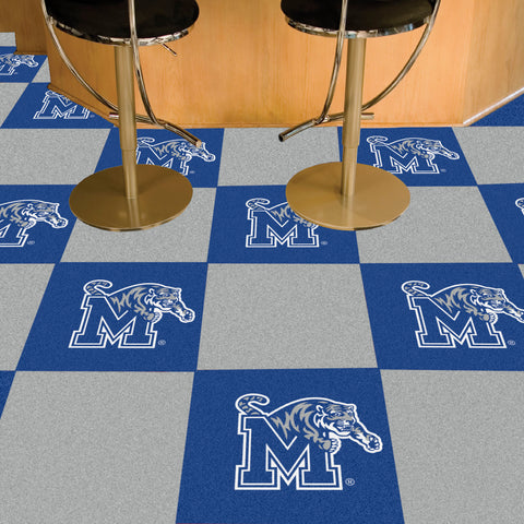 Memphis Tigers Team Carpet Tiles - 45 Sq Ft.
