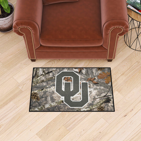 Oklahoma Sooners Camo Starter Mat Accent Rug - 19in. x 30in.