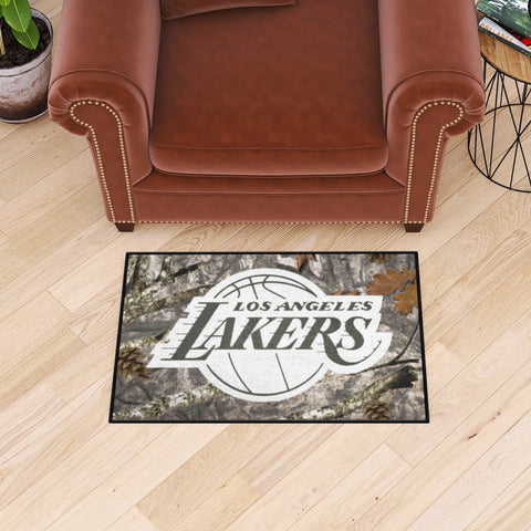 Los Angeles Lakers Camo Starter Mat Accent Rug - 19in. x 30in.