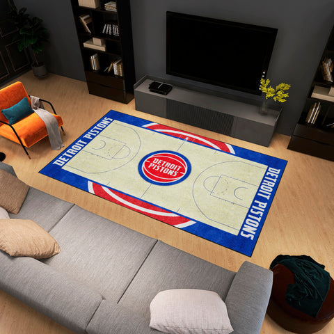 Detroit Pistons 6 ft. x 10 ft. Plush Area Rug