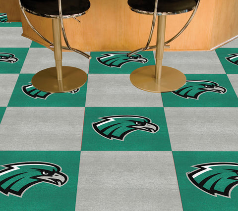 Northeastern State Riverhawks Team Carpet Tiles - 45 Sq Ft.