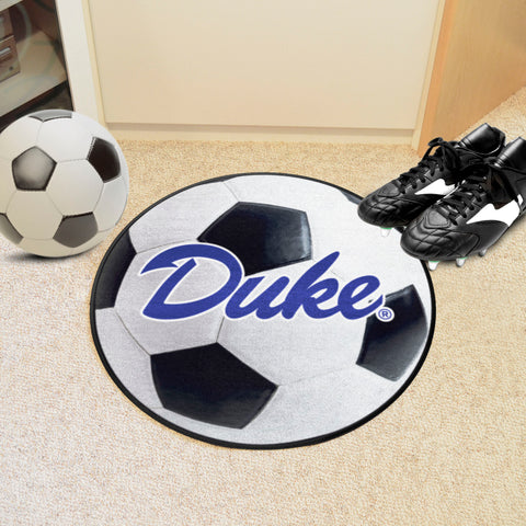 Duke Blue Devils Soccer Ball Rug - 27in. Diameter
