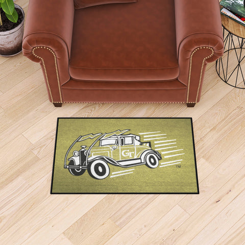 Georgia Tech Yellow Jackets Starter Mat Accent Rug - 19in. x 30in.