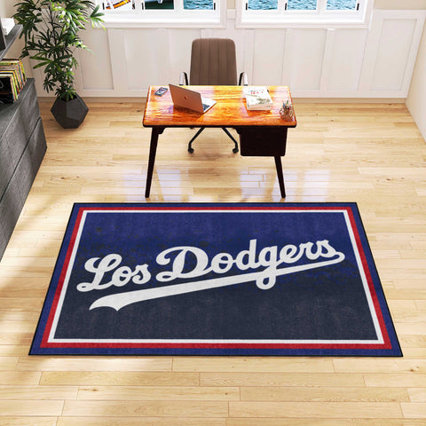 Los Angeles Dodgers 5ft. x 8 ft. Plush Area Rug
