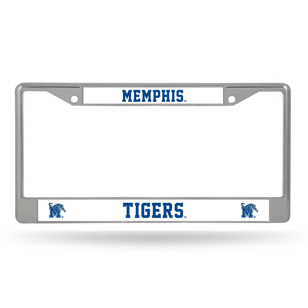 Memphis Tigers License Plate Frame Chrome Special Order