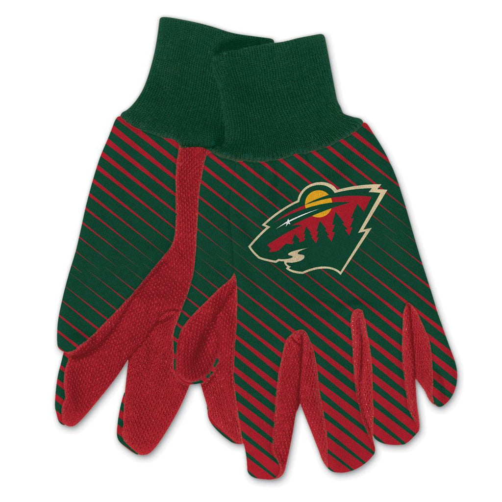 Minnesota Wild Gloves Two Tone Style Adult Size