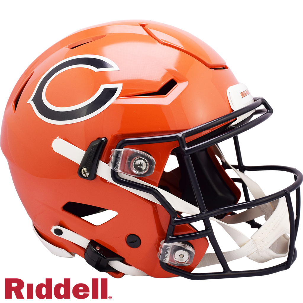 Chicago Bears Helmet Riddell Authentic Full Size SpeedFlex Style On-Field Alternate - Special Order