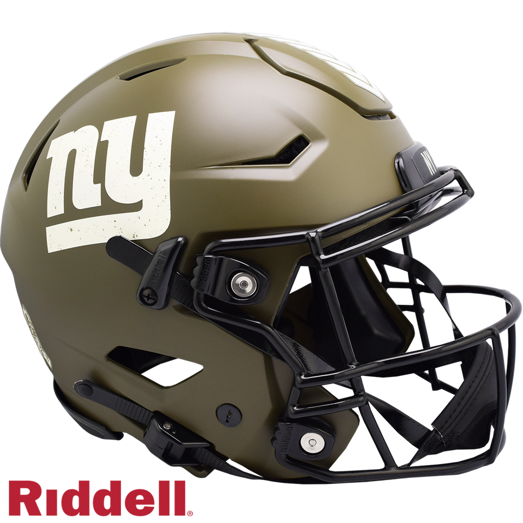 New York Giants Helmet Riddell Authentic Full Size SpeedFlex Style Salute To Service 2022