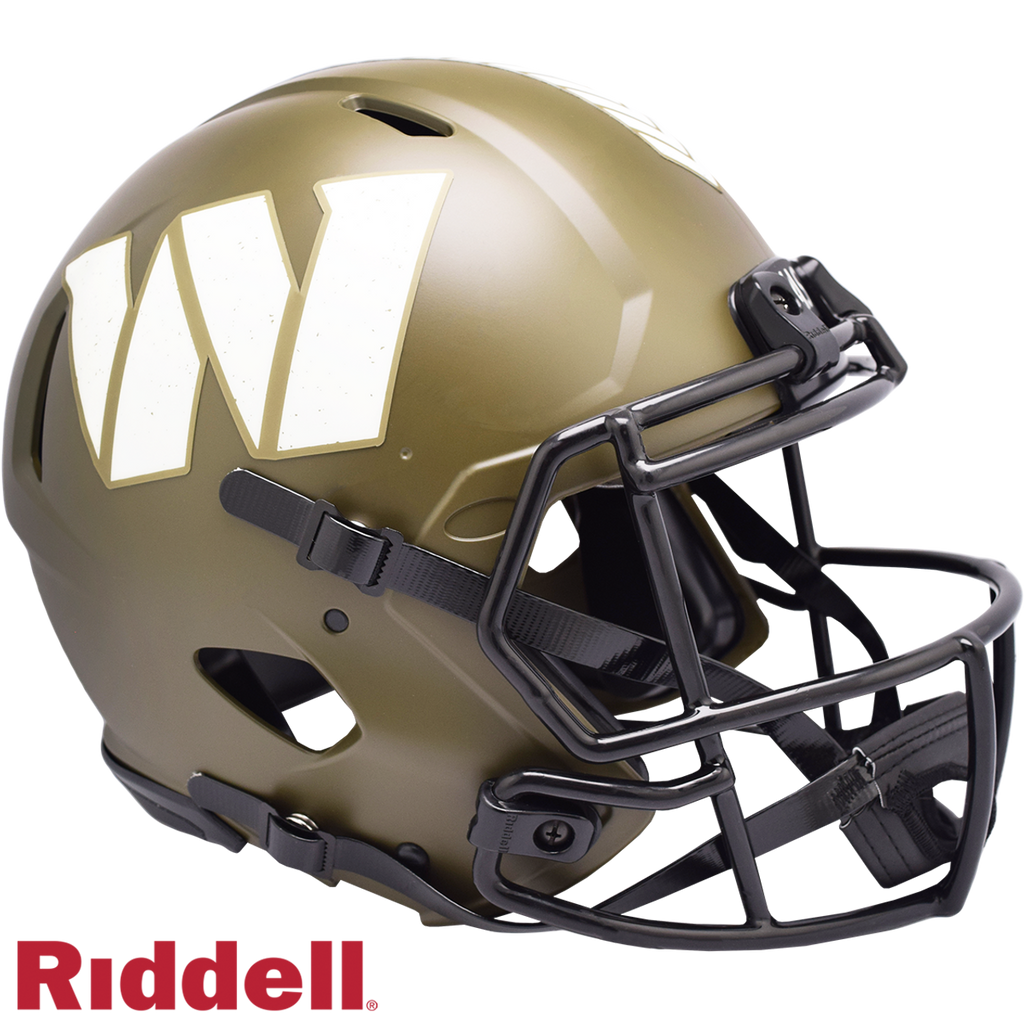 Washington Commanders Helmet Riddell Authentic Full Size Speed Style Salute To Service 2022