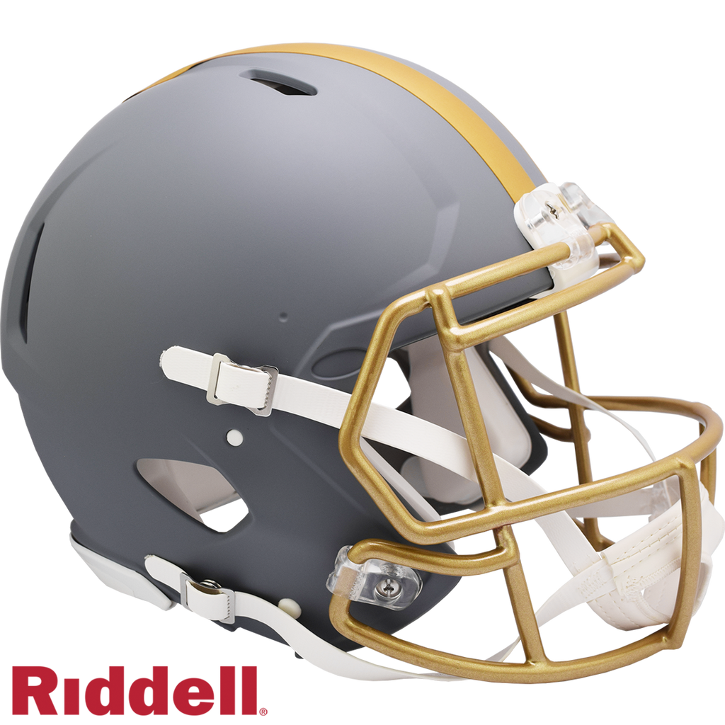 Cleveland Browns Helmet Riddell Authentic Full Size Speed Style Slate Alternate