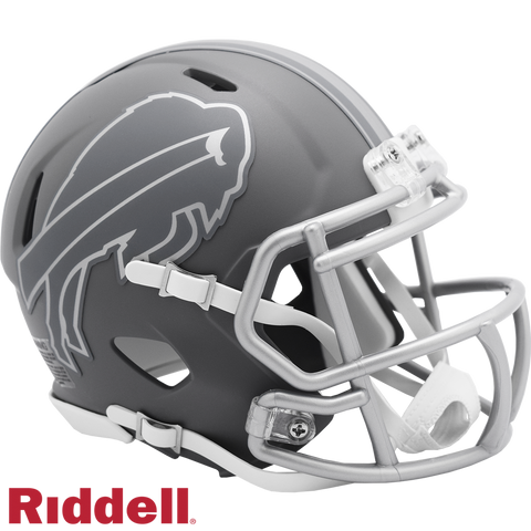 Buffalo Bills Helmet Riddell Replica Mini Speed Style Slate Alternate
