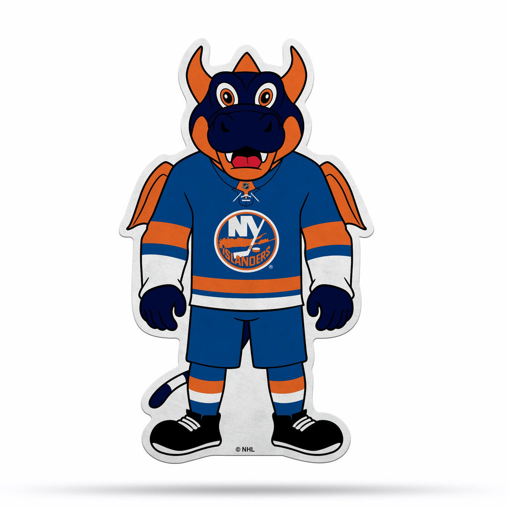 New York Islanders Pennant Shape Cut Mascot Design Special Order