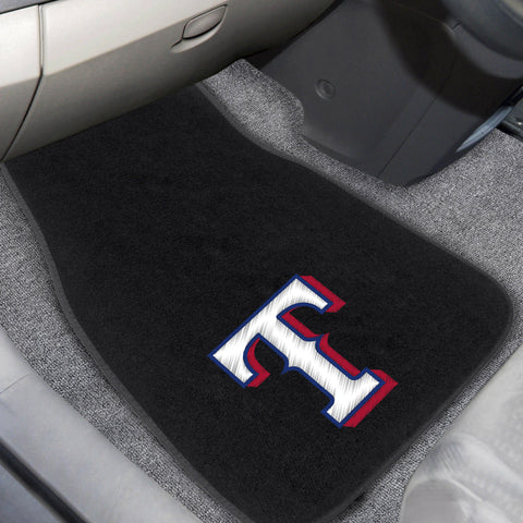 MLB - Texas Rangers 2-pc Embroidered Car Mat Set 17"x25.5"