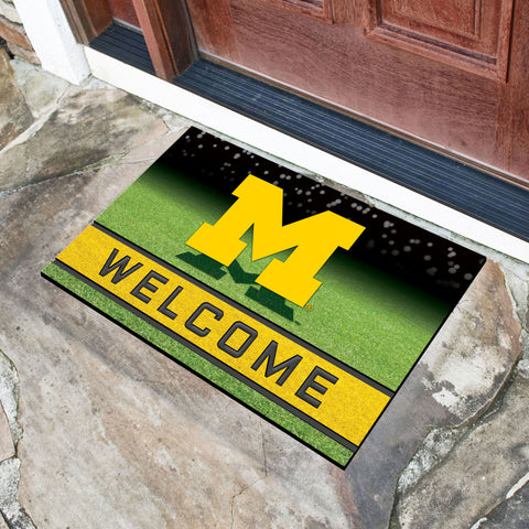 University of Michigan Crumb Rubber Door Mat 18"x30"